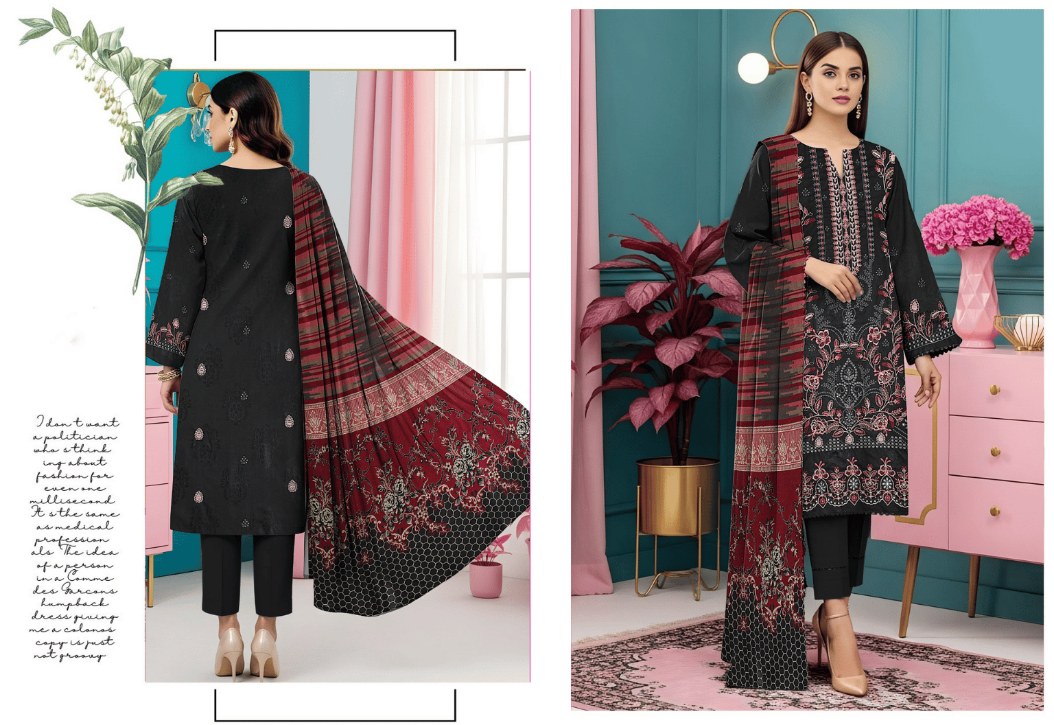 Premium Dhanak Jacquard Unstitched 3-Piece Suit in Deep Emerald Green with Staple Barosha Shawl