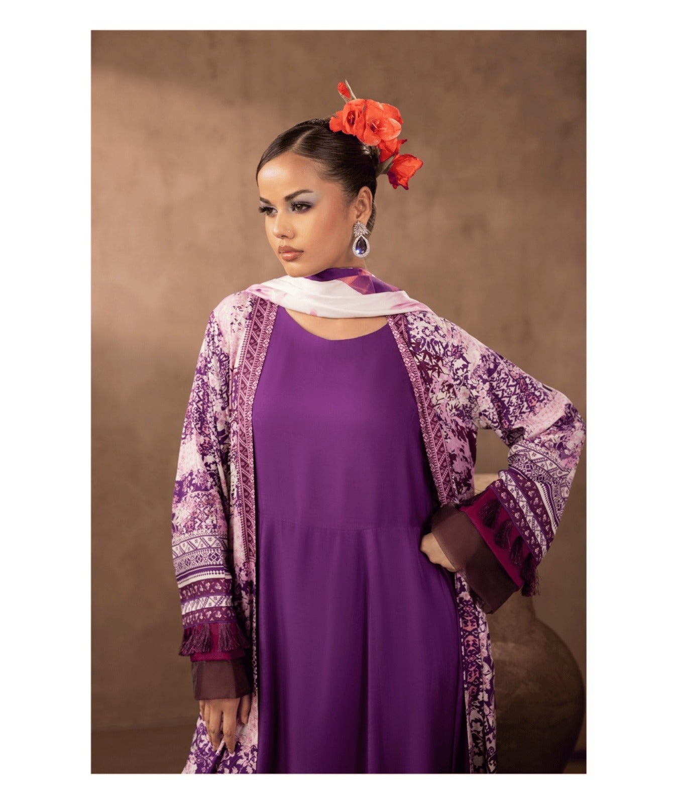 Premium Twill Marina Printed Suit