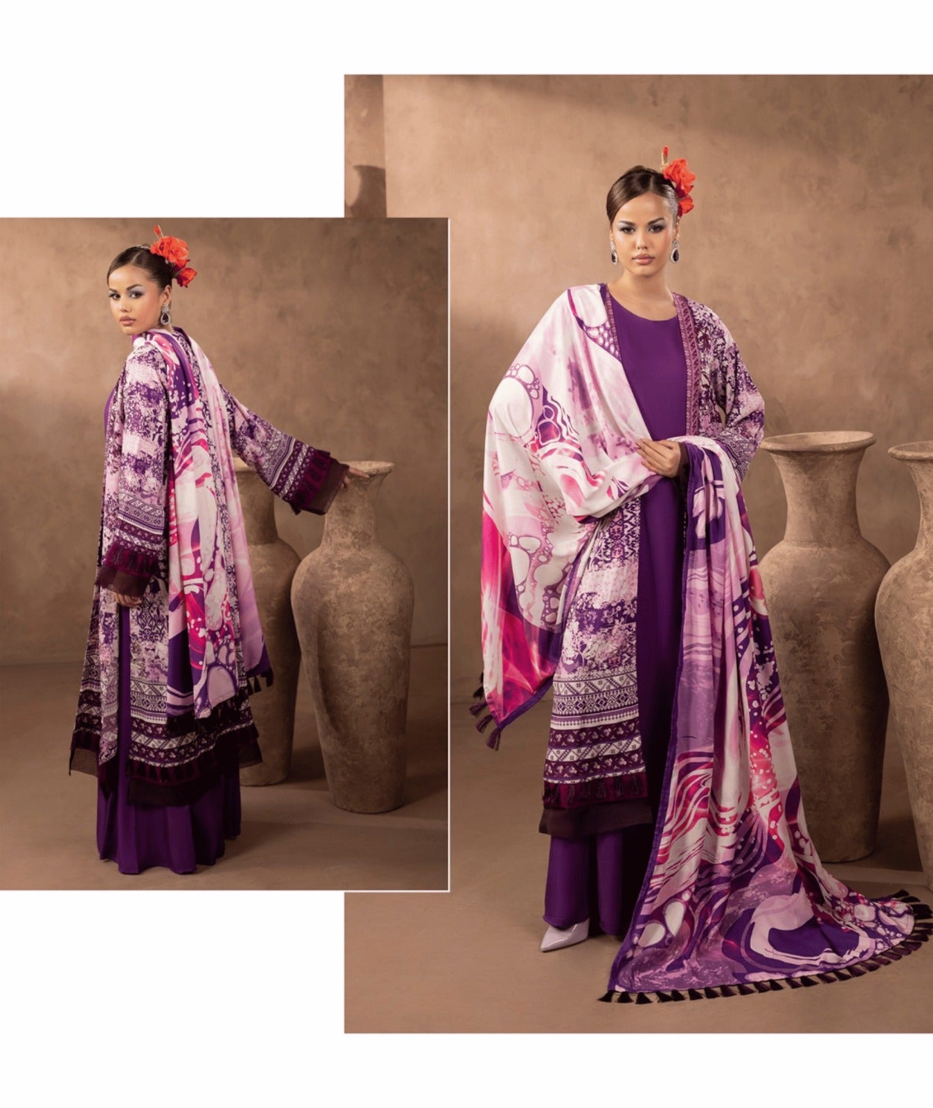 Premium Twill Marina Printed Suit