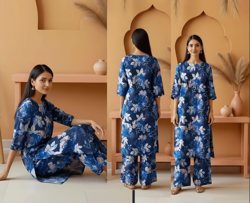 Printed Khaddar by KHANA BADOSH