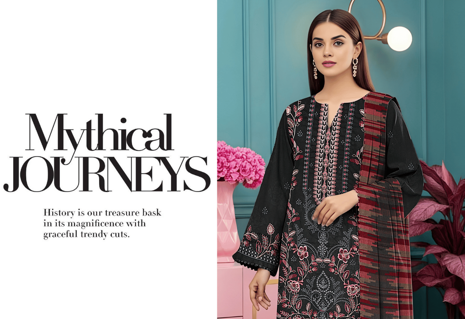 Premium Dhanak Jacquard Unstitched 3-Piece Suit in Deep Emerald Green with Staple Barosha Shawl