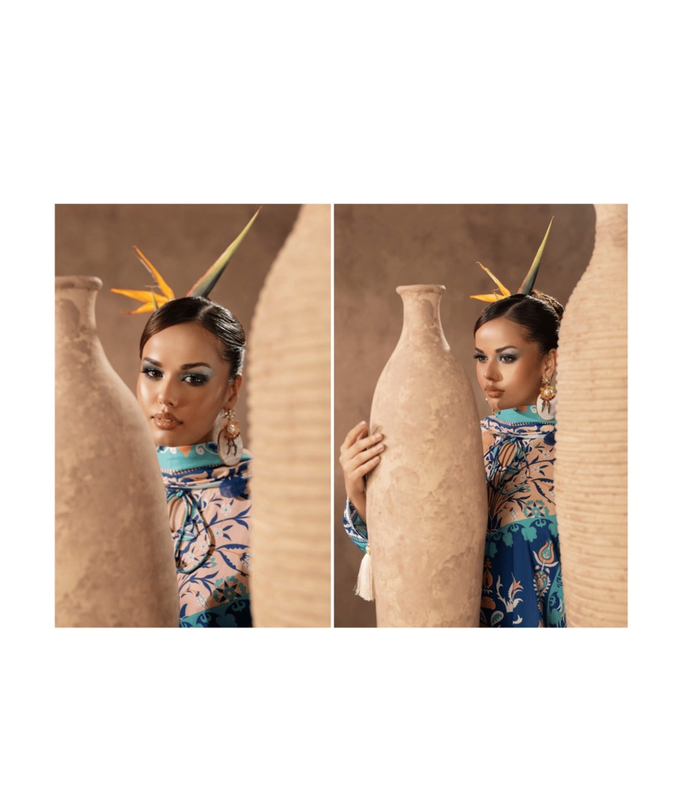 Premium Twill Marina Printed 3-Piece Suit — Luxury Printed Lawn Alternative